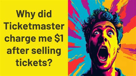 The <b>Ticketmaster</b> app only accepts credit cards with a U. . Why did ticketmaster charge me 1 after selling tickets